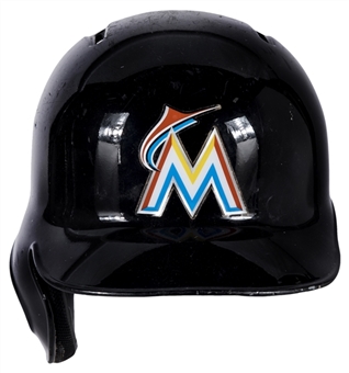 2015 Dee Gordon Game Used Miami Marlins Batting Helmet (MLB Authenticated) 